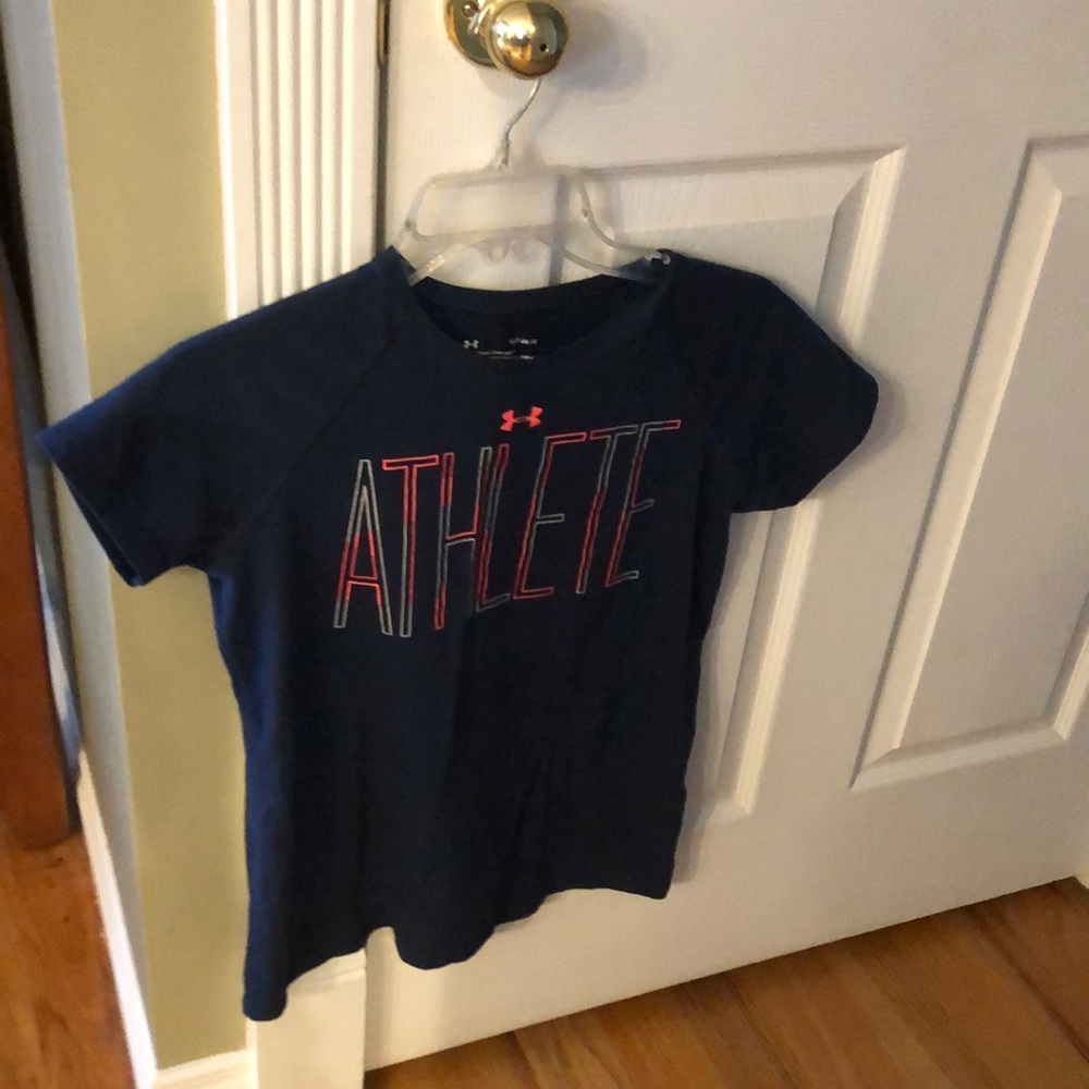 Under Armour navy colored youth T-shirt
